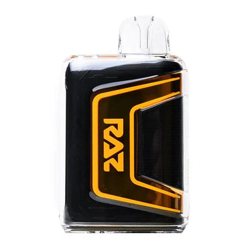 Close-up image of the Tobacco RAZ TN9000 Disposable Vape, a sleek and compact vaping device for convenient on-the-go use