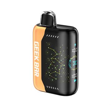 Orange flavored Geek Bar Pulse X Vape 25000 Puffs Disposable with vibrant packaging and sleek design, perfect for on-the-go vaping enthusiasts