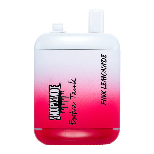 Disposable Pink Lemonade Snoopy Smoke Extra Tank, perfect for on-the-go vaping