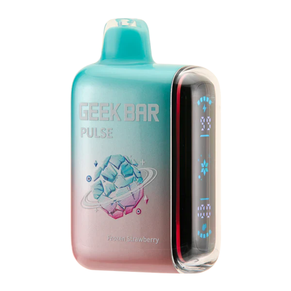 Strawberry Flavor Geek Bar Pulse Vape 15000 puffs Disposable Frozen Edition 