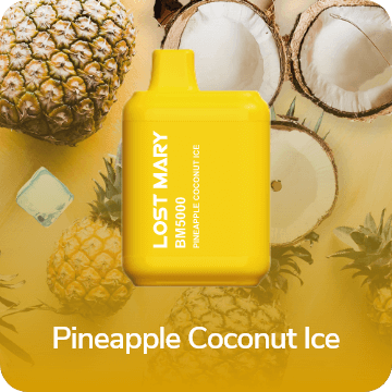 Delicious and refreshing Pineapple Coconut Ice Lost Mary BM5000 dessert