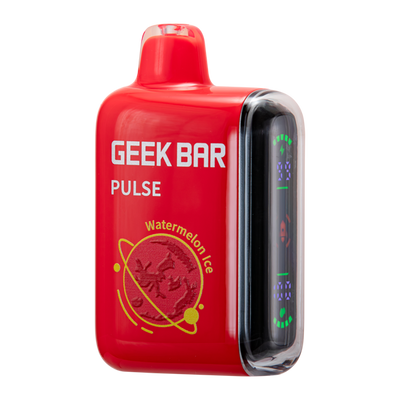 Juicy watermelon ice flavor Geek Bar Pulse vape, perfect for summer