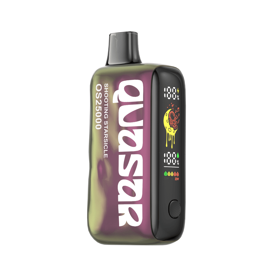 Colorful Shooting Starsicle Flavor Lost Mary Vape Quasar OS25000 Disposable Vape with 25K Puffs, perfect for long-lasting vaping experience