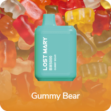 Colorful and delicious Gummy Bear Lost Mary BM5000 candy product packaging