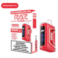 Watermelon Ice RAZ TN9000 Disposable vape pen with refreshing fruity flavor