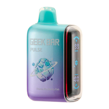 Blackberry Fab Flavor Geek Bar Pulse Vape 15000 puffs Disposable Frozen Edition E-cigarette with sleek design and high nicotine content for a satisfying vaping experience 