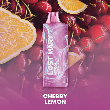 Cherry Lemon Lost Mary MO5000: A refreshing and fruity vaping juice