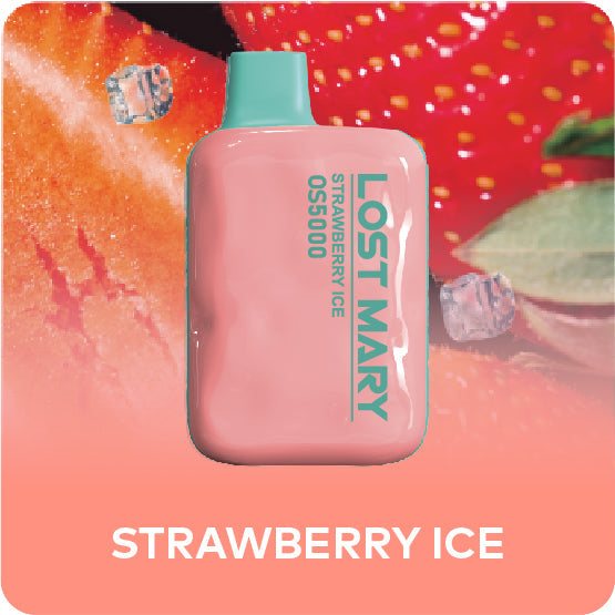 Delicious and refreshing Strawberry Ice Lost Mary OS5000, a perfect summer treat