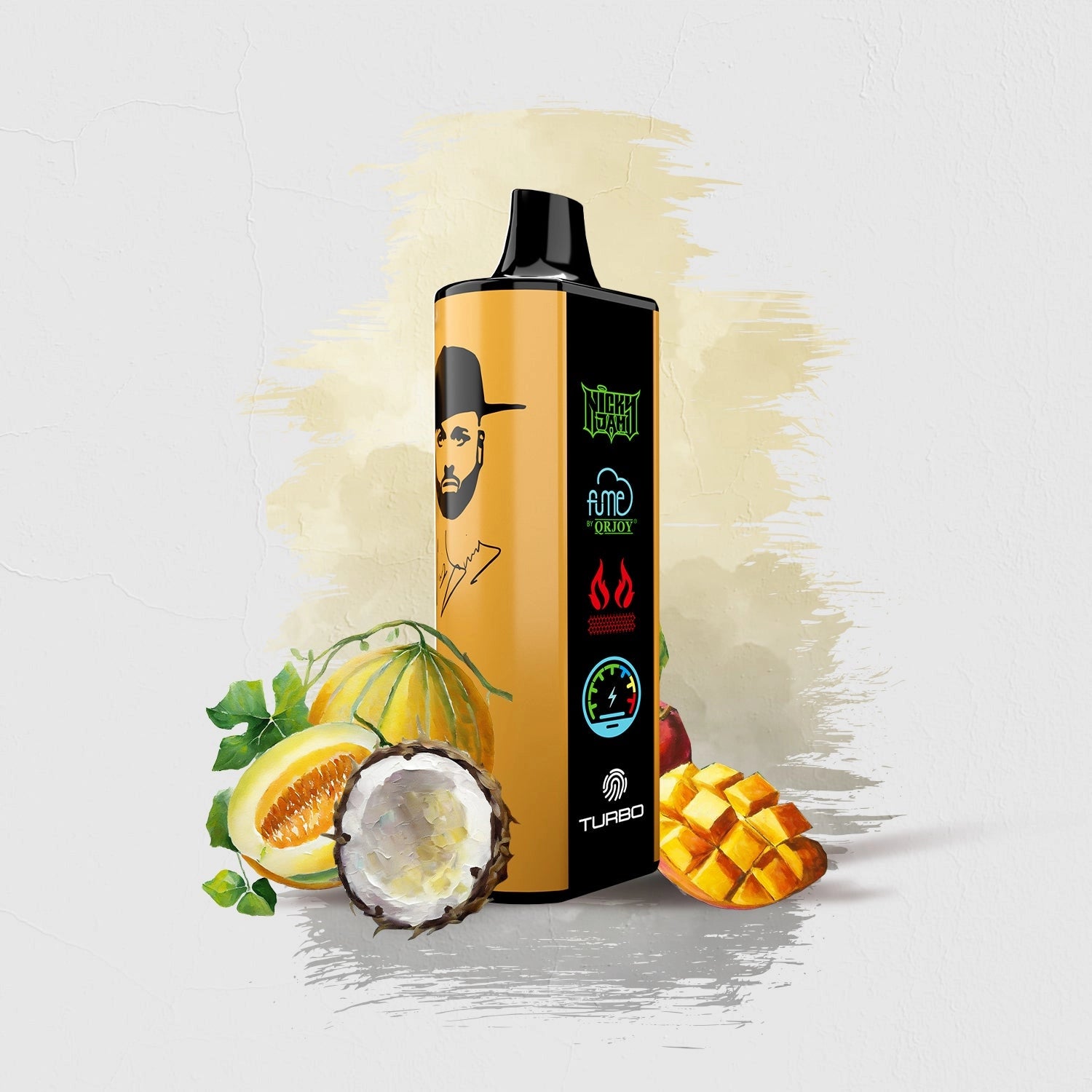 Nicky Jam 15K FUME VAPE device with built-in safety features and automatic shut-off