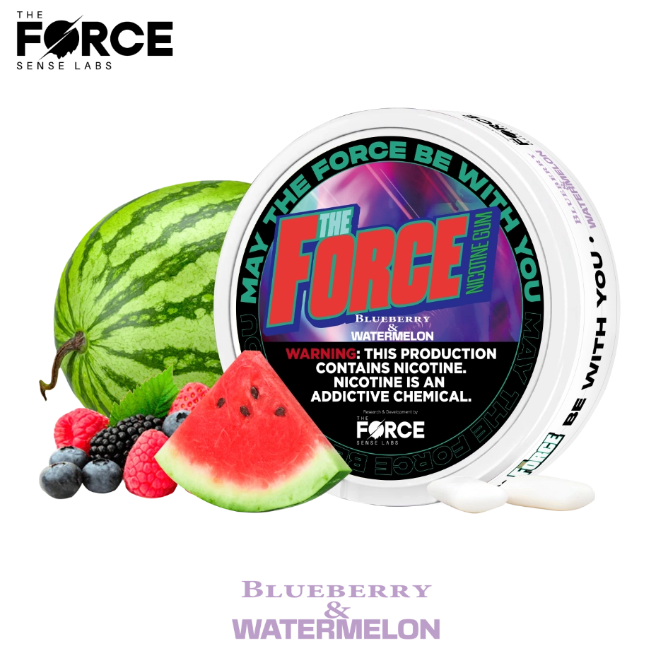 THE FORCE SENSE LABS Nicotine Gum, a scientifically formulated product for smoking cessation