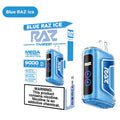 Blue Raz Ice RAZ TN9000 Disposable vape pen with refreshing blue raspberry flavor