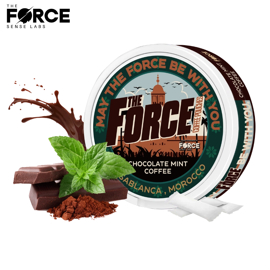 THE FORCE SENSE LABS 50mg caffeine COFFEE POUCHES, convenient and portable coffee packets for energy on the go