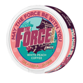  A refreshing cup of WHITE PEACH COFFEE Flavor 50mg caffeine COFFEE made with COFFEE POUCHES from THE FORCE SENSE LABS