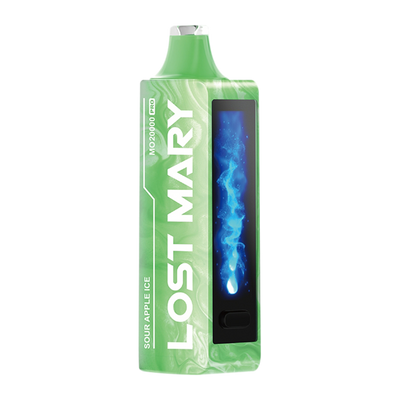 Sour Apple Ice Flavor Lost Mary Vape MO20000 Pro 20000 Puffs Disposable 