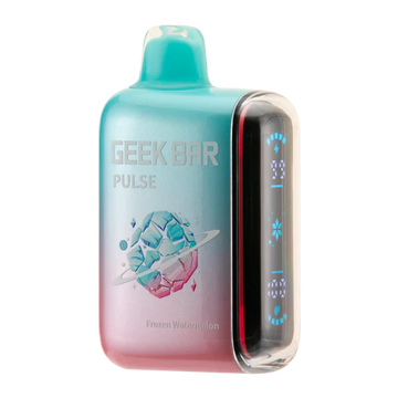 Watermelon Flavor Geek Bar Pulse Vape 15000 puffs Disposable Frozen Edition vape pen with watermelon design, perfect for fruity flavor enthusiasts