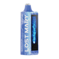 Blue Razz Ice Flavor Lost Mary Vape MO20000 Pro 20000 Puffs Disposable vape pen with blue and white packaging on a white background