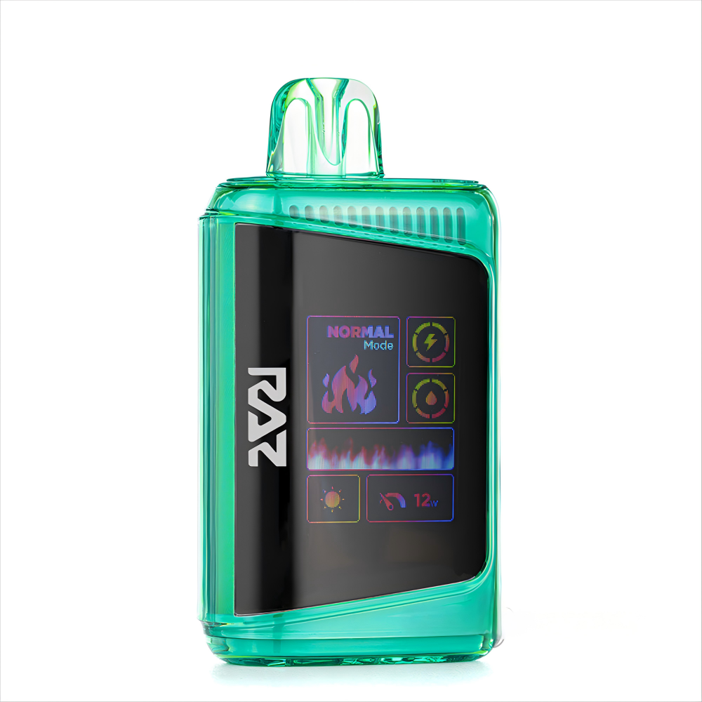 Jewel Spearmint Flavor RAZ Vape DC25000 West Coast Exclusive Flavor, a refreshing and exclusive vaping product with a spearmint flavor